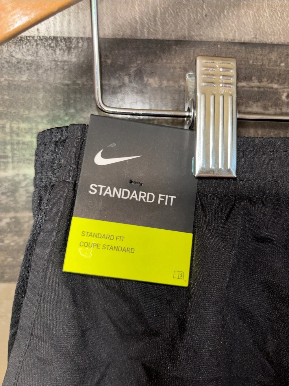 NWT Nike Black Girls Medium Plus size Athletic Shorts with White Swoosh
